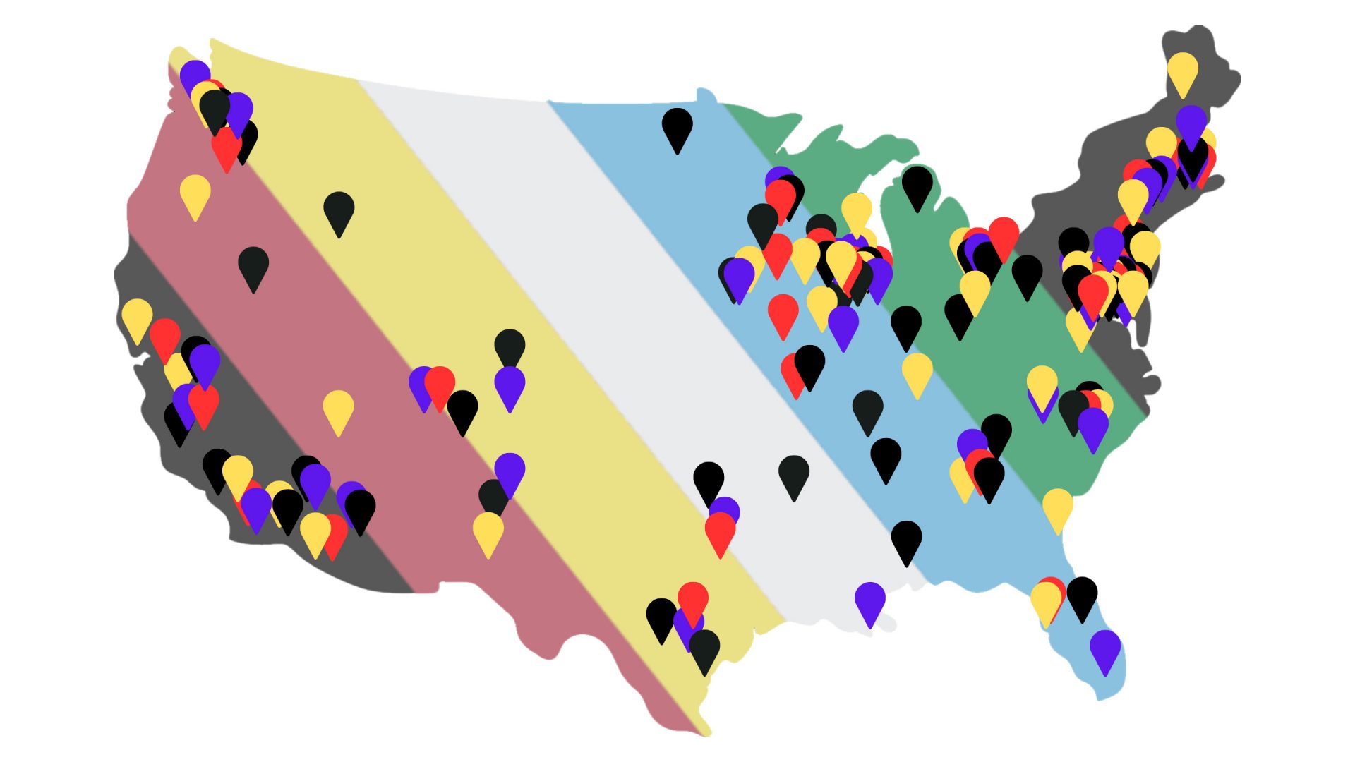#BeCounted U.S. Map