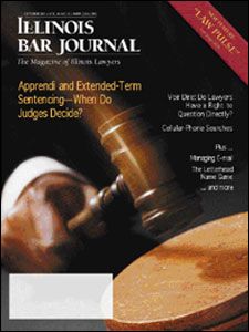 October 2001 Illinois Bar Journal Issue Cover