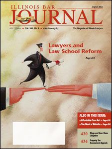 August 2012 Illinois Bar Journal Issue Cover