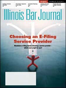 November 2017 Illinois Bar Journal Issue Cover