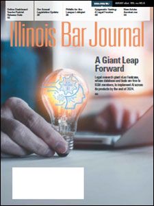 August 2024 Illinois Bar Journal Issue Cover