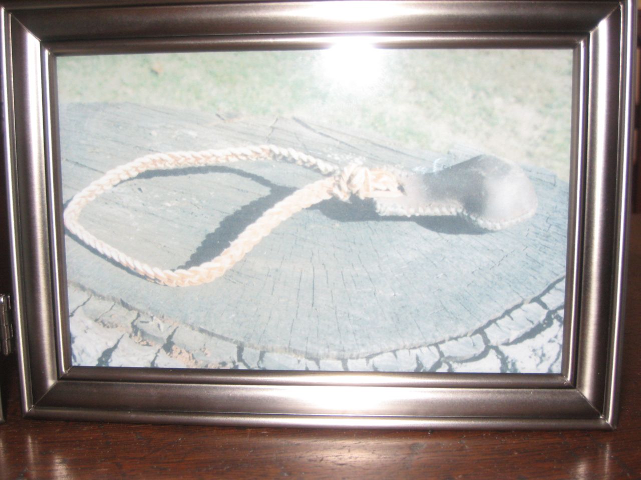 A photo of a slungshot, which Duff Armstrong was accused of using as a murder weapon